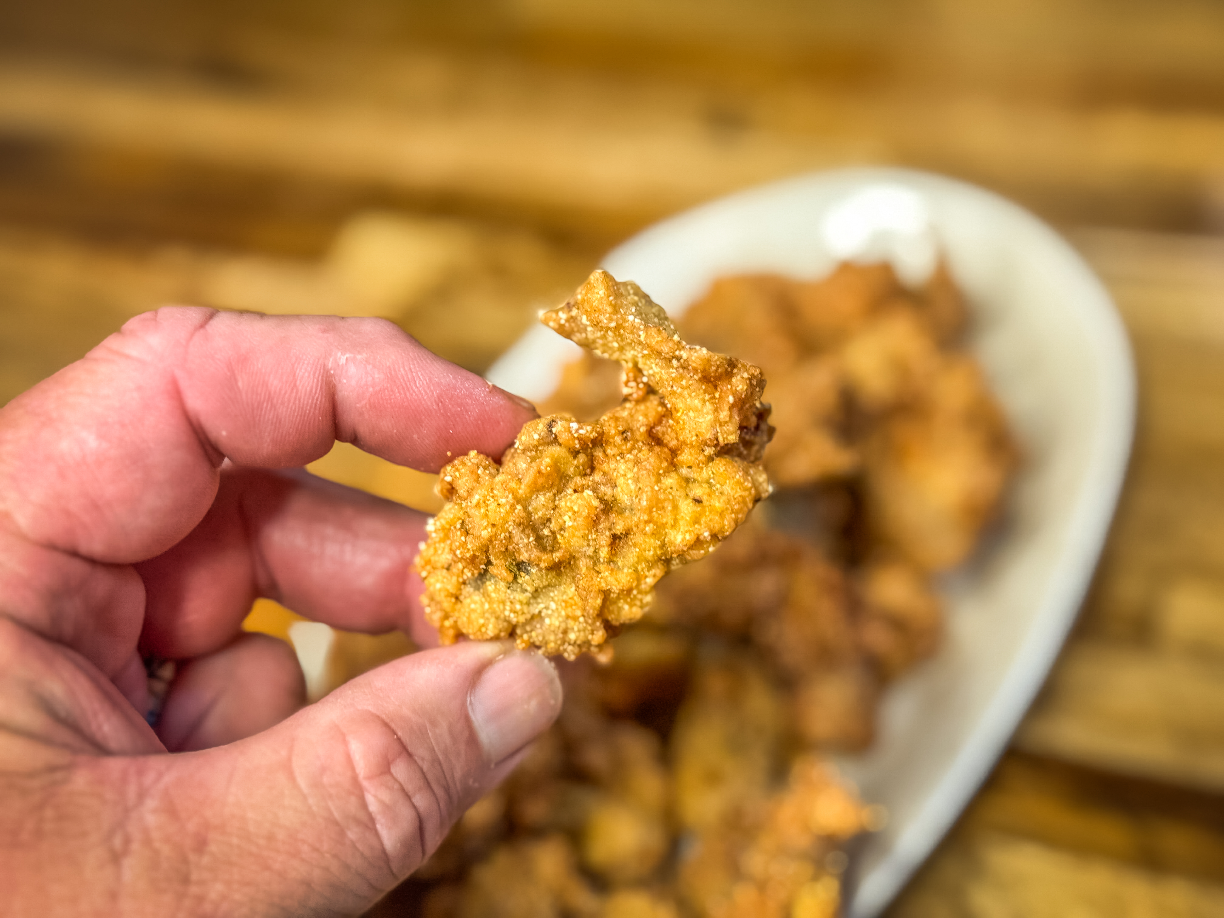 Crispy Fried Maryland Oysters - Realtree Camo