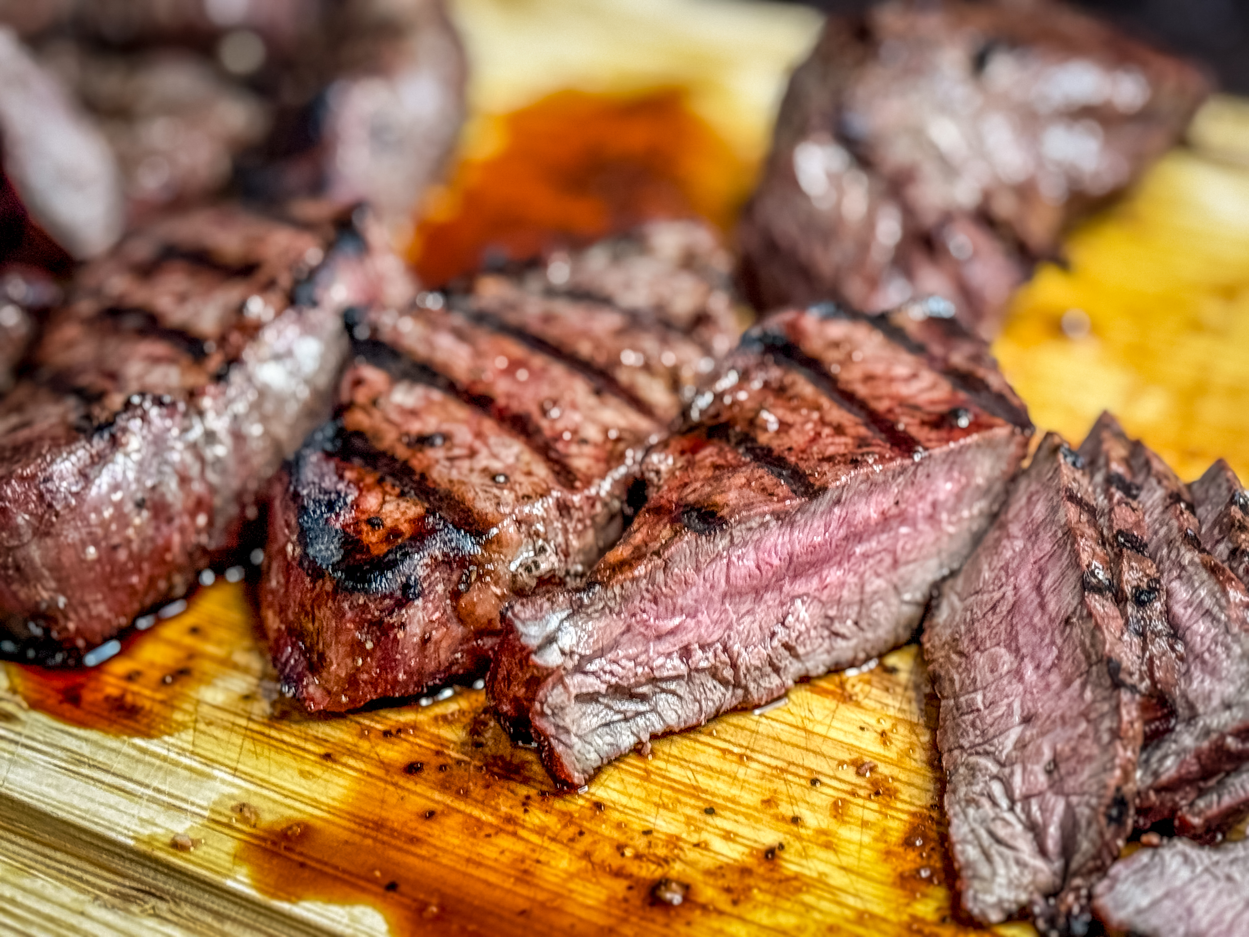 Coffee- and Citrus-Marinaded Venison Steaks