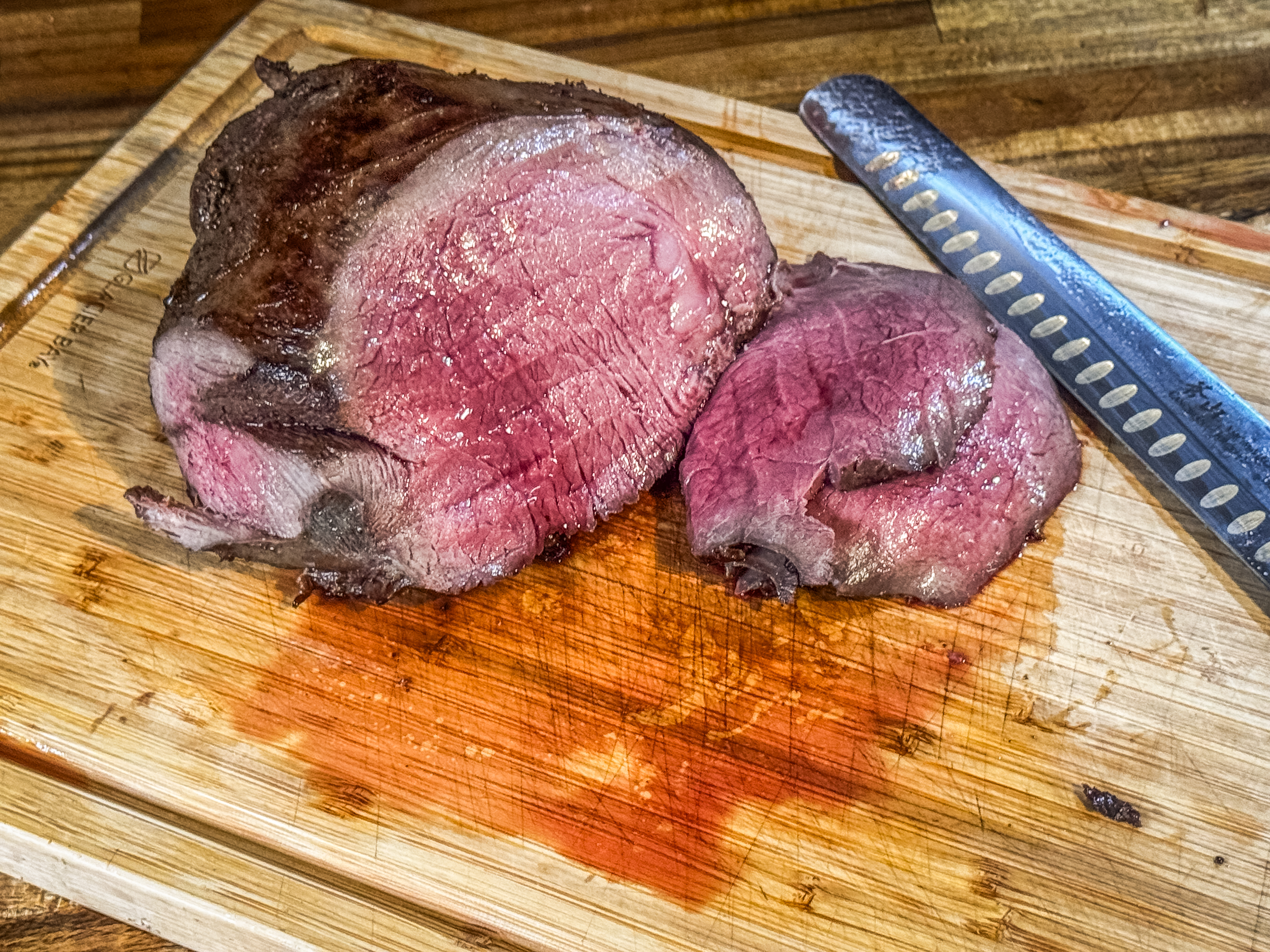 Garlic Butter Venison Sirloin Tip